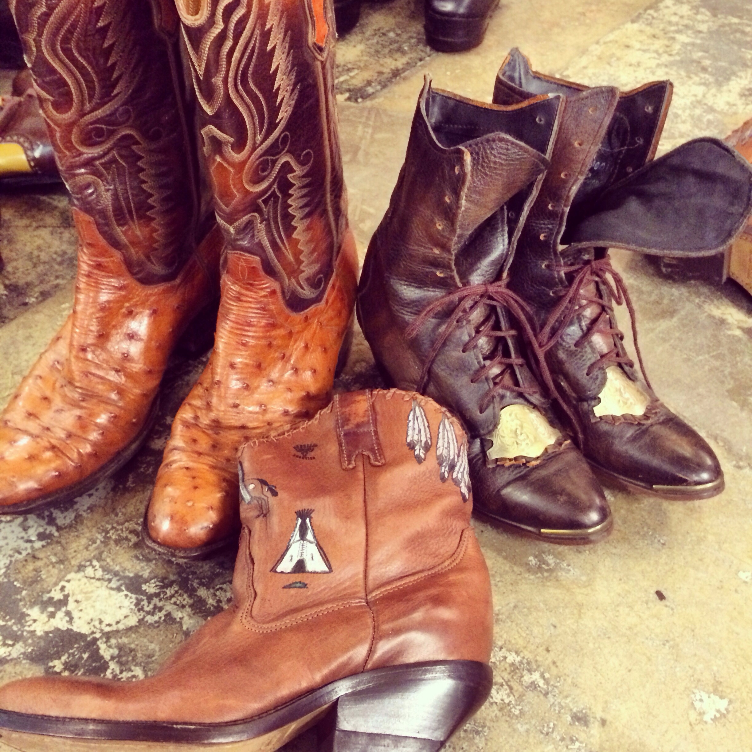Dallas vintage cowboy boots | DOLLY PYTHON