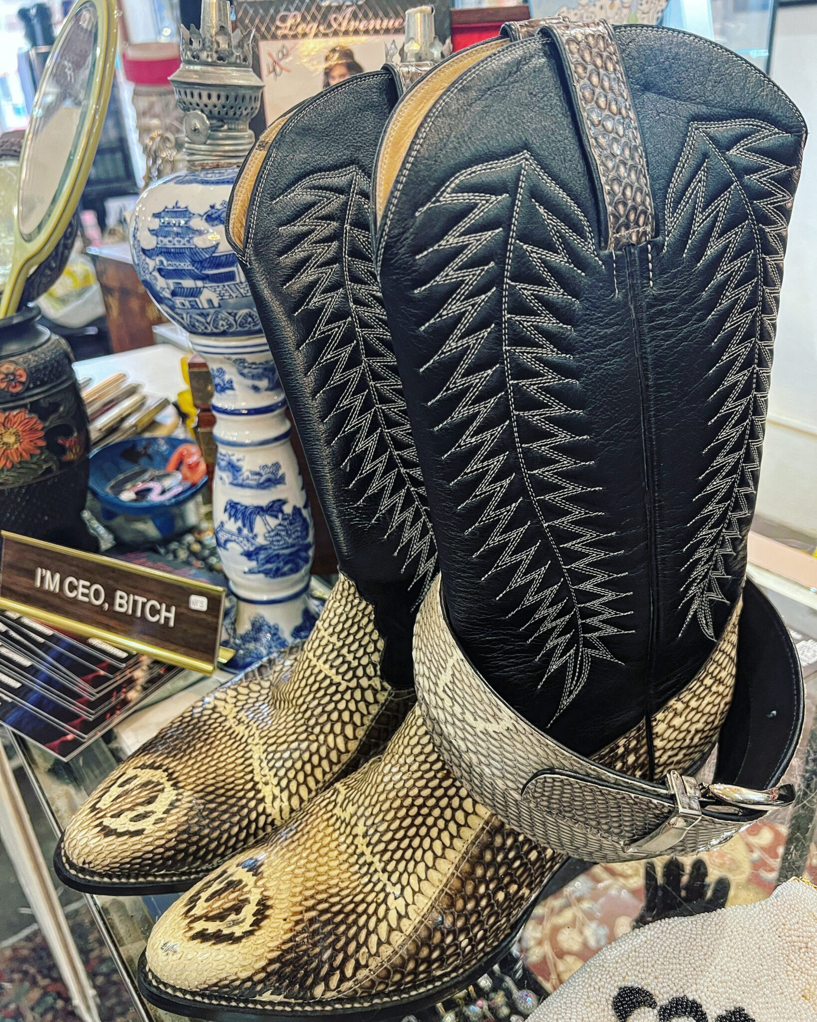 Cowboy boots | DOLLY PYTHON